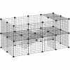 PawHut PawHu DIY Pet Playpen 36 Panel For Rabbit Guinea Pig Chinchilla Hedgehog