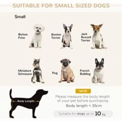 PawHut Dog Sofa Pet Chair Couch W/ Hidden Under Seat Storage For XS, S Dogs -PawHut Shop 20290959 4