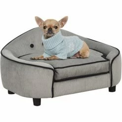 PawHut Dog Sofa Puppy Chair Kitten Bed Lounge W/ Cushion, For XS And S Dogs