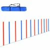 PawHut Pet Agility Set Training Dogs Outdoor Outward Play Adjustable Pole