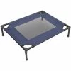 PawHut Pet Puppy Raised Bed Cot Dog Cat Elevated Cots Trampoline Indoor Outdoor
