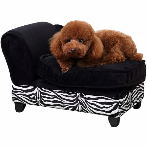 PawHut Dog Sofa Elevated Pet Chair Cat Couch w/ Hidden Under Seat Storage PawHut Dog Sofa Elevated Pet Chair Cat Couch W/ Hidden Under Seat Storage -PawHut Shop 2680025 1