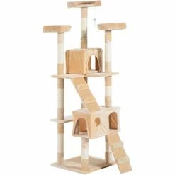 PawHut Cat Tree Scratcher Activity Center Cando Scratching Post Toy Bed 170H(cm)