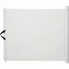 PawHut Retractable Pet Safety Gate Folding Stair Barrier Guard Door White