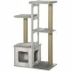 PawHut Cat Tree Tower Activity Center Climbing Frame With Scratching Posts Condo