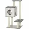 PawHut Multi-Level Cat Tree Tower Activity Center W/ Scratching Posts Condo