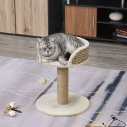 PawHut Cat Tree Tower Activity Center Climbing Stand With Scratching Posts -PawHut Shop 27647086 3