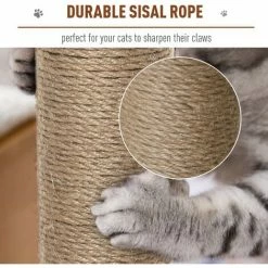 PawHut Cat Tree Tower Activity Center Climbing Stand With Scratching Posts -PawHut Shop 27647086 5