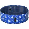 PawHut Dog Swimming Pool Foldable Pet Bathing Shower Tub Padding Pool Φ100cm M