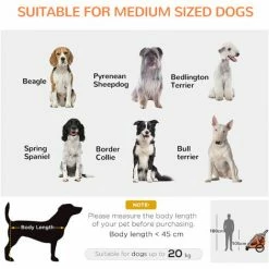 PawHut 2-IN-1 Dog Bike Trailer Pet Carrier Stroller Reflector 140 X 71 X 105cm -PawHut Shop 32716667 4