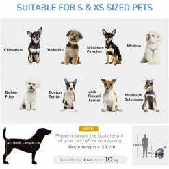 PawHut 2-in-1 Dog Bike Trailer Pet Stroller Carrier Reflector Flag 130x58x94cm -PawHut Shop 32716669 4