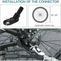 PawHut 2-IN-1 Dog Bike Trailer Pet Carrier Stroller Reflector 140 X 71 X 105cm -PawHut Shop 32751550 5