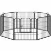 Pawhut 0.79 X 0.79m Pet Playpen Metal Hutch Cage House Rabbit Guinea Dog Puppy
