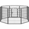 Pawhut 0.79 X 1m Pet Playpen Metal Hutch Cage House Rabbit Guinea Dog Puppy