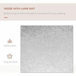 PawHut Folding Pet Carrier Bag House W/ Cushion Storage, Dark Blue 70x51x50cm -PawHut Shop 35414910 4