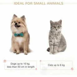 PawHut Rattan Dog Sofa W/ Removable Soft Cushion Indoor Outdoor Use - Grey -PawHut Shop 37770788 5