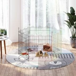PawHut Pet Playpen Dog Puppy Crate Kennel W/ Door Metal Indoor & Outdoor -PawHut Shop 37770797 3