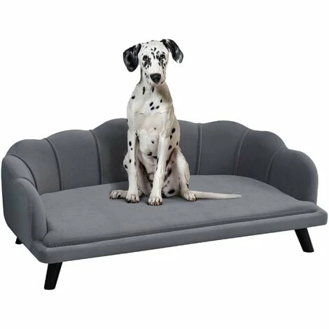 PawHut Dog Sofa Shell-shaped Pet Couch w/ Extra Cushion for Medium Large Dog PawHut Dog Sofa Shell-shaped Pet Couch W/ Extra Cushion For Medium Large Dog -PawHut Shop 42768925 1