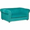 PawHut Dog Sofa Pet Chair W/ Removable Soft Cushion For Mini Dogs - Green