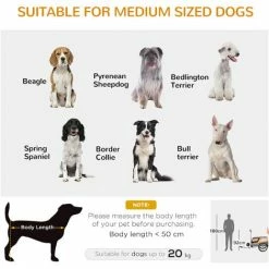 PawHut Dog Bike Trailer Two-In-One Pet Trolley Stroller Cart Bicycle Orange -PawHut Shop 43707250 4