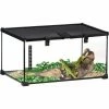 PawHut Glass Reptile Terrarium Habitats For Lizards, Frogs, Snake 50 X 30 X 25cm