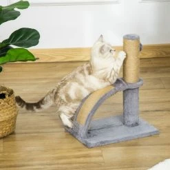 PawHut Cat Tree Activity Center With Scratching Massage Board Hanging Ball -PawHut Shop 47719944 3