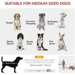 PawHut Dog Bike Trailer Two-In-One Pet Trolley Stroller Cart Bicycle Red -PawHut Shop 49464921 4