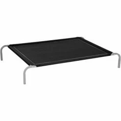 PawHut Cooling Pet Bed Elevated Dog Bed With Non-slip Pads For Large Dogs