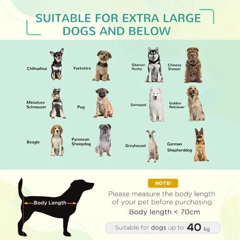 PawHut Cooling Pet Bed Elevated Dog Bed with Non-slip Pads for Large Dogs PawHut Cooling Pet Bed Elevated Dog Bed With Non-slip Pads For Large Dogs -PawHut Shop 52666256 4