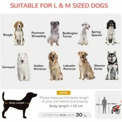 PawHut Two-In-One Dog Bicycle Trailer W/ Safety Leash, Reflectors - Red 3 PawHut Two-In-One Dog Bicycle Trailer W/ Safety Leash, Reflectors - Red -PawHut Shop 53651620 4