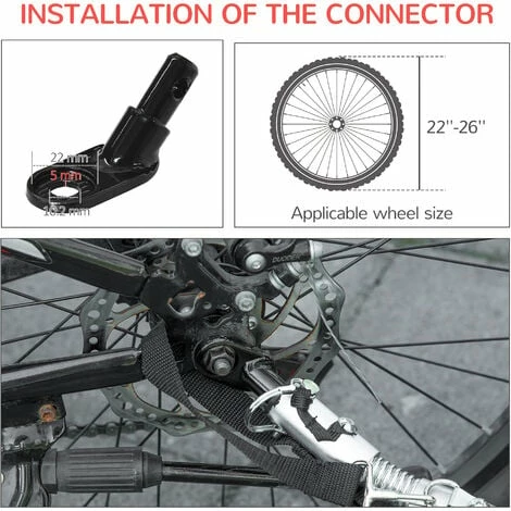 PawHut Two-In-One Dog Bicycle Trailer w/ Safety Leash, Reflectors - Red PawHut Two-In-One Dog Bicycle Trailer W/ Safety Leash, Reflectors - Red -PawHut Shop 53651620 5
