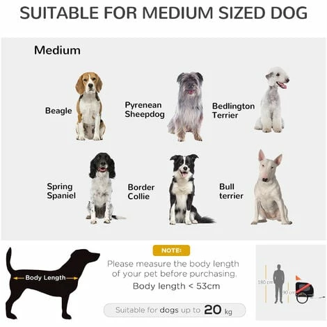 PawHut Pet Bicycle Trailer Dog Cat Bike Carrier Water Resistant Red Outdoor PawHut Pet Bicycle Trailer Dog Cat Bike Carrier Water Resistant Red Outdoor -PawHut Shop 5934794 4