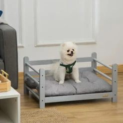 PawHut 65cm Raised Pet Bed Elevated Dog Bed For Small Sized Dogs Cushion 2 PawHut 65cm Raised Pet Bed Elevated Dog Bed For Small Sized Dogs Cushion -PawHut Shop 59633286 3