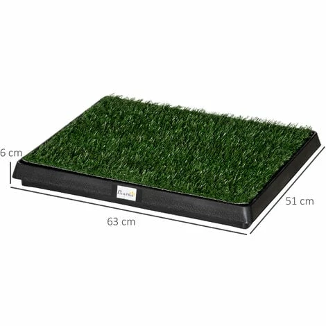 PawHut Dog Toilet Pet Potty 2 Layer Grass Mat Trainer Tray Training Portable NEW PawHut Dog Toilet Pet Potty 2 Layer Grass Mat Trainer Tray Training Portable NEW -PawHut Shop 6232644 2