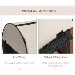 PawHut Folding Fabric Soft Pet Crate Dog Cat Travel Carrier Cage Kennel House 4 PawHut Folding Fabric Soft Pet Crate Dog Cat Travel Carrier Cage Kennel House -PawHut Shop 6232646 5