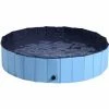 Pawhut Pet Cat Dog Swimming Pool Indoor Outdoor Bathing Foldable Inflate 140cm