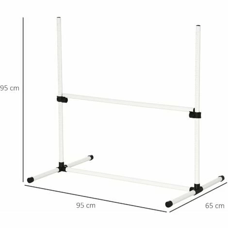 PawHut Canine Agility Set Dog High Jump Training Exercise Obstacles Set PawHut Canine Agility Set Dog High Jump Training Exercise Obstacles Set -PawHut Shop 6232668 2