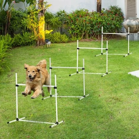 PawHut Canine Agility Set Dog High Jump Training Exercise Obstacles Set PawHut Canine Agility Set Dog High Jump Training Exercise Obstacles Set -PawHut Shop 6232668 3