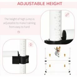 PawHut Canine Agility Set Dog High Jump Training Exercise Obstacles Set 3 PawHut Canine Agility Set Dog High Jump Training Exercise Obstacles Set -PawHut Shop 6232668 4