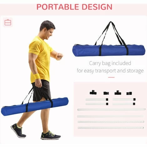 PawHut Canine Agility Set Dog High Jump Training Exercise Obstacles Set PawHut Canine Agility Set Dog High Jump Training Exercise Obstacles Set -PawHut Shop 6232668 5