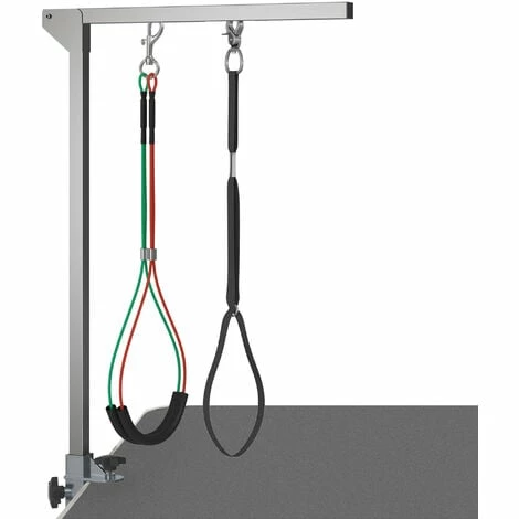 PawHut Adjustable Pet Grooming Arm w/ Clamp, Haunch Holders, Grooming Loop PawHut Adjustable Pet Grooming Arm W/ Clamp, Haunch Holders, Grooming Loop -PawHut Shop 64047770 1