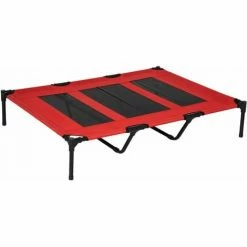 PawHut Elevated Dog Bed Cooling Raised Pet Cot For Indoor Outdoor Use, X Large