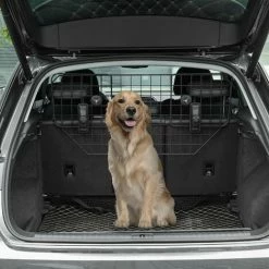PawHut Car Dog Guard Mesh Boot Barrier Pet Headrest Travel, 90-120W X 40.5H Cm -PawHut Shop 65976054 3