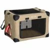 PawHut Collapsible Dog Crate Foldable Pet Carrier For Cats Small Dog 50x34x33cm