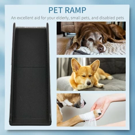 PawHut Foldable Pet Ramp Dog Ramp for Cars, Truck, SUV w/ Non-Slip Cover PawHut Foldable Pet Ramp Dog Ramp For Cars, Truck, SUV W/ Non-Slip Cover -PawHut Shop 68960354 4