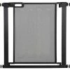 PawHut Pressure Fit Safety Gate For Stairs W/ Auto Close 75-82 Cm - Black