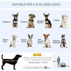 PawHut 70cm Foldable Pet Carrier W/ Cushion For Mini Dogs And Cats - Grey 3 PawHut 70cm Foldable Pet Carrier W/ Cushion For Mini Dogs And Cats - Grey -PawHut Shop 69662183 4