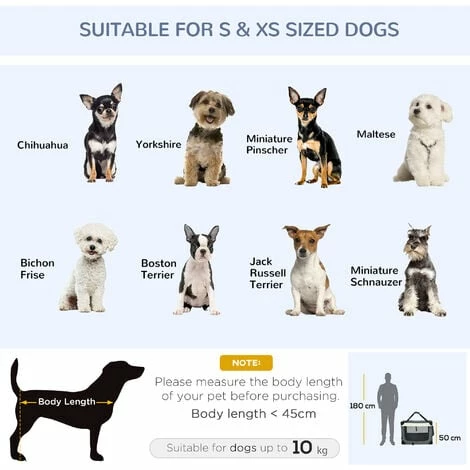PawHut 70cm Foldable Pet Carrier w/ Cushion for Mini Dogs and Cats - Grey PawHut 70cm Foldable Pet Carrier W/ Cushion For Mini Dogs And Cats - Grey -PawHut Shop 69662183 4