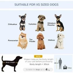 PawHut 51cm Foldable Pet Carrier W/ Cushion For Mini Dogs And Cats - Grey -PawHut Shop 69662189 4