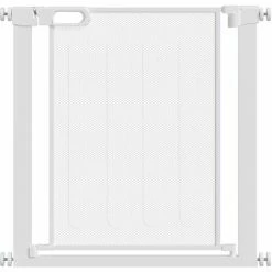 PawHut Pressure Fit Safety Gate For Stairs W/ Auto Close 75-82 Cm - White